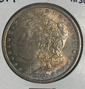 1879 Morgan Silver Dollar, MS63