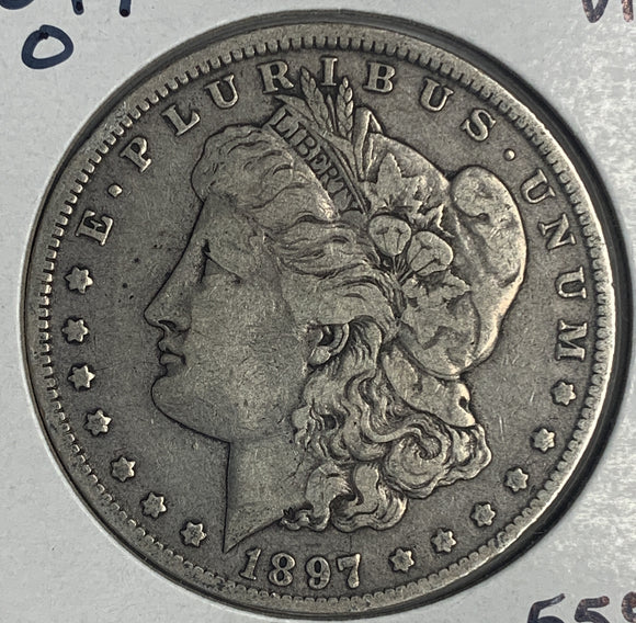 1897-O Morgan Silver Dollar, V.Fine