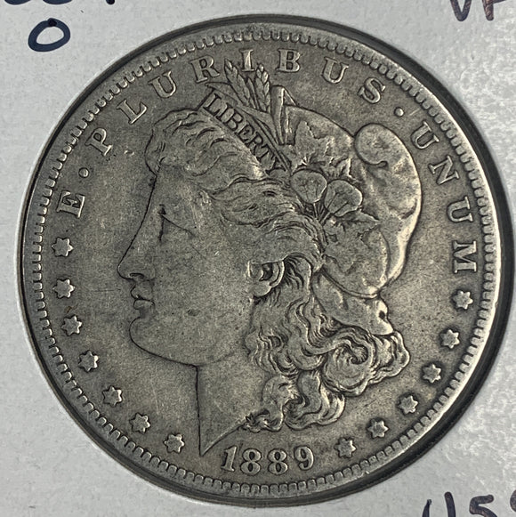 1889-O Morgan Silver Dollar, V.Fine