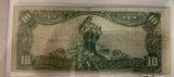 1902 $10 #4398 Hackley MB of Muskegon MI PB National Note.