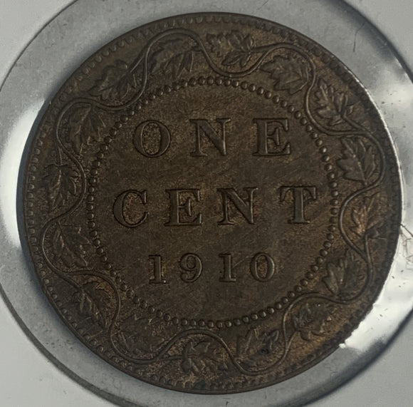 1910 Canadian Large Cent, MS63RB