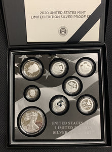 2020-S Limited Edition Silver Proof Set, OGP