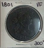 1801 Large Cent, VF