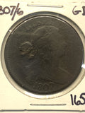1807/6 Large Cent, Good