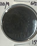 1810/9 Classic Head Large Cent, Good