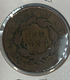 1826 Coronet Head Large Cent, VG