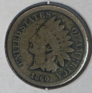 1860 Indian Head Cent, Good