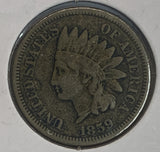 1859 Indian Head Cent, Fine