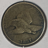 1857 Flying Eagle Cent, VG