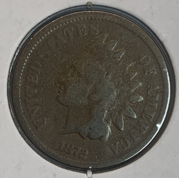 1872 Indian Head Cent, Good