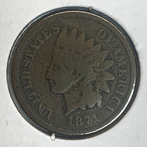 1871 Indian Head Cent, VG