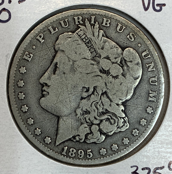 1895-O Morgan Silver Dollar, VG