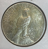 1935 Peace Silver Dollar, MS60+