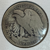 1919-D Walking Liberty Half Dollar, VG