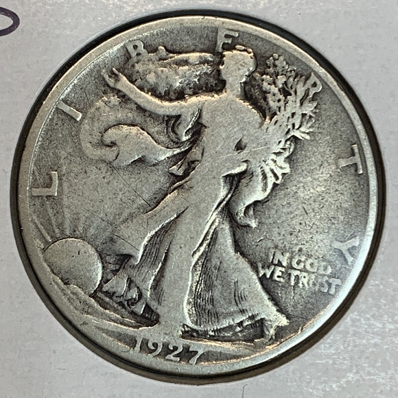 1927-S Walking Liberty Half Dollar, Fine