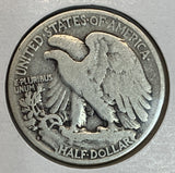 1927-S Walking Liberty Half Dollar, Fine