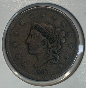 1829 Large Cent, VG.