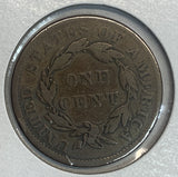 1836 Large Cent, VG.