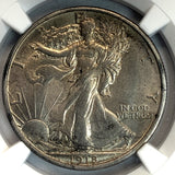 1918-D Walking Liberty Half Dollar, Unc Details, NGC