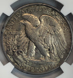 1918-D Walking Liberty Half Dollar, Unc Details, NGC