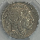 1937-D 3-Leg Buffalo Nickel AU53 PCGS,