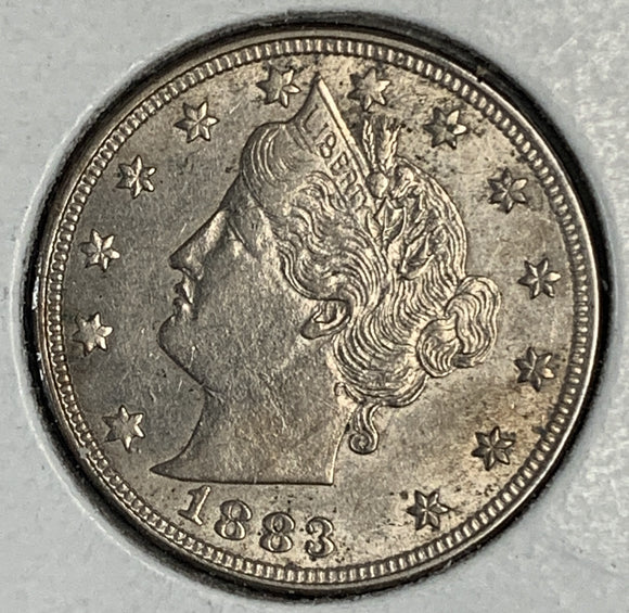 1883 W/C Liberty V Nickel, AU