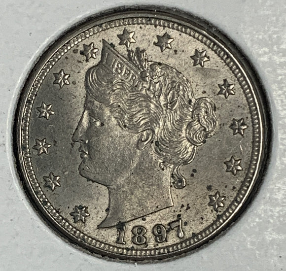 1897 Liberty V Nickel MS63