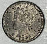 1897 Liberty V Nickel MS63