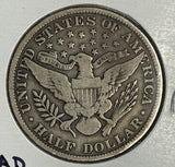 1906 Barber Half Dollar, VF20