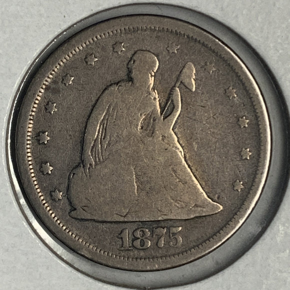 1875-S Twenty Cent Pc, Good