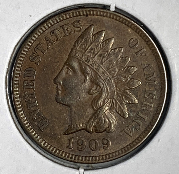 1909 Indian Head Cent, CH AU BN
