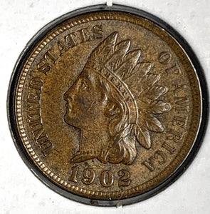 1902 Indian Head Cent, MS60+BN