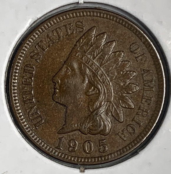 1905 Indian Head Cent, MS60+BN