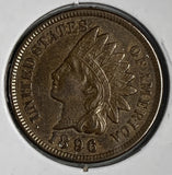 1896 Indian Head Cent, MS60+BN