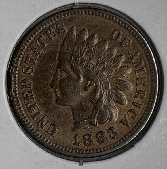 1883 Indian Head Cent, MS60+