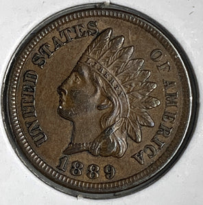 1889 Indian Head Cent, MS62BN