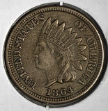 1864 CN Indian Head Cent, AU