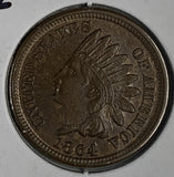 1864 Bronze Indian Heas Cent, MS63BN