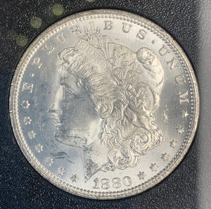 1880-CC GSA Morgan Silver Dollar, MS63 NGC