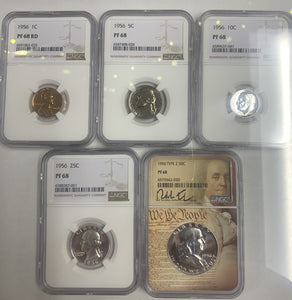 1956 Proof Set, Proof 68 NGC