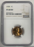 1958 Proof Set, Proof 68 NGC