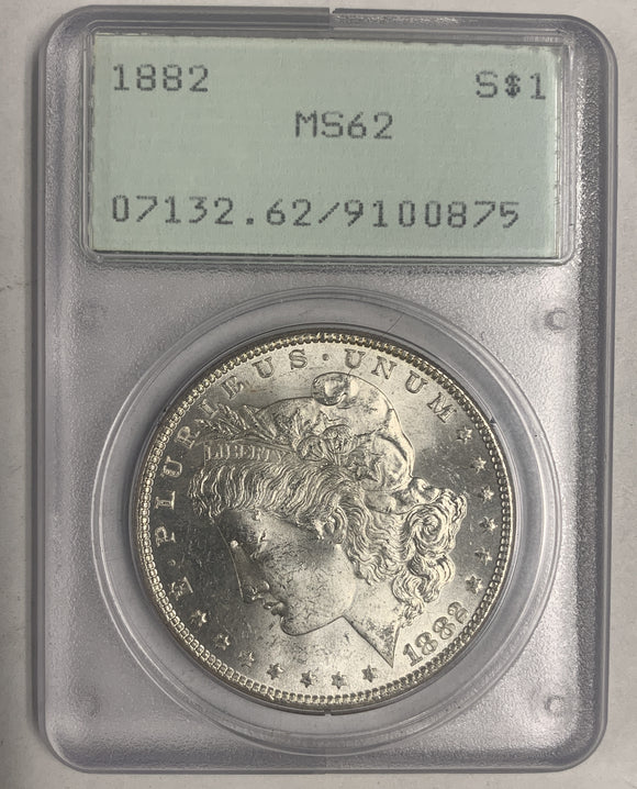 1882 Morgan Silver Dollar, MS62 PCGS