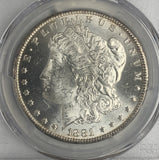 1881-CC Morgan Silver Dollar, MS63 PCGS