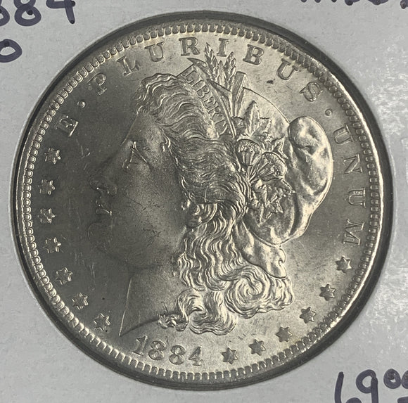 1884-O Morgan Silver Dollar,
