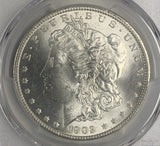 1902-O Morgan Silver Dollar, MS64 PCGS