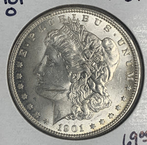 1901-O Morgan Silver Dollar, MS63