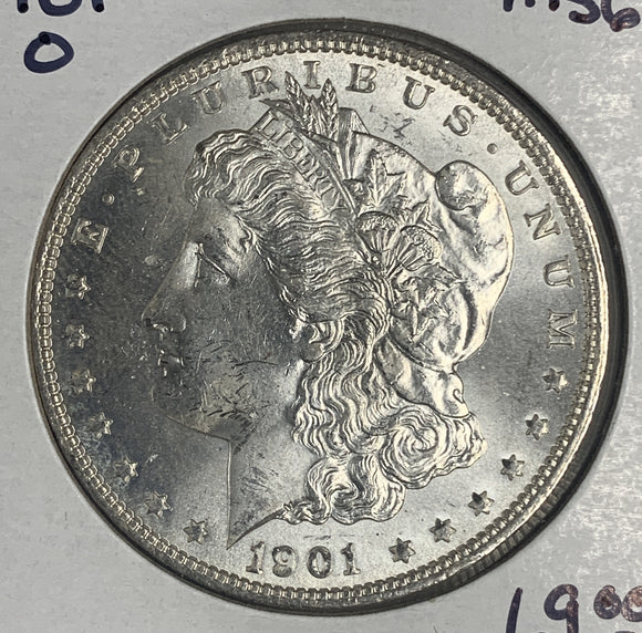 1901-O Morgan Silver Dollar, MS63