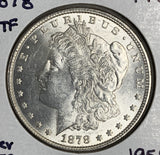 1878 7TF REV '79 Morgan Silver Dollar, MS60+