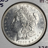 1885-S Morgan Silver Dollar, MS60+