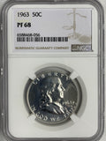 1963 Franklin Half Proof68 NGC